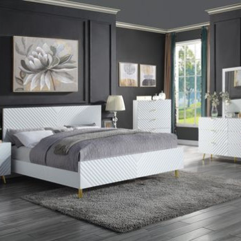 BD01034Q-4PC 4PC SETS Gaines Queen Bed