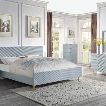 BD01040Q-4PC 4PC SETS Gaines Queen Bed