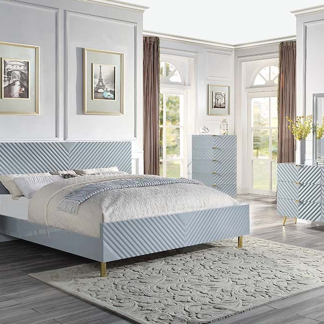 BD01040Q-4PC 4PC SETS Gaines Queen Bed
