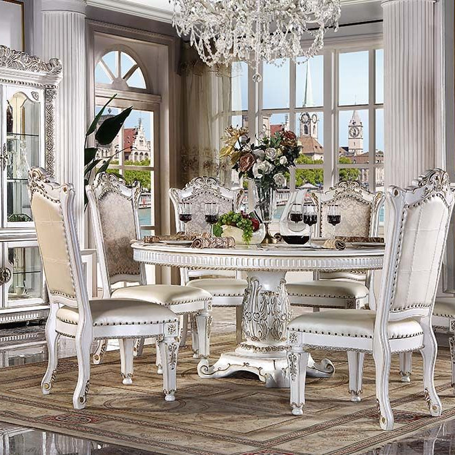 DN01222-7PC 7PC SETS Vendom Dining Table + 6 Chairs