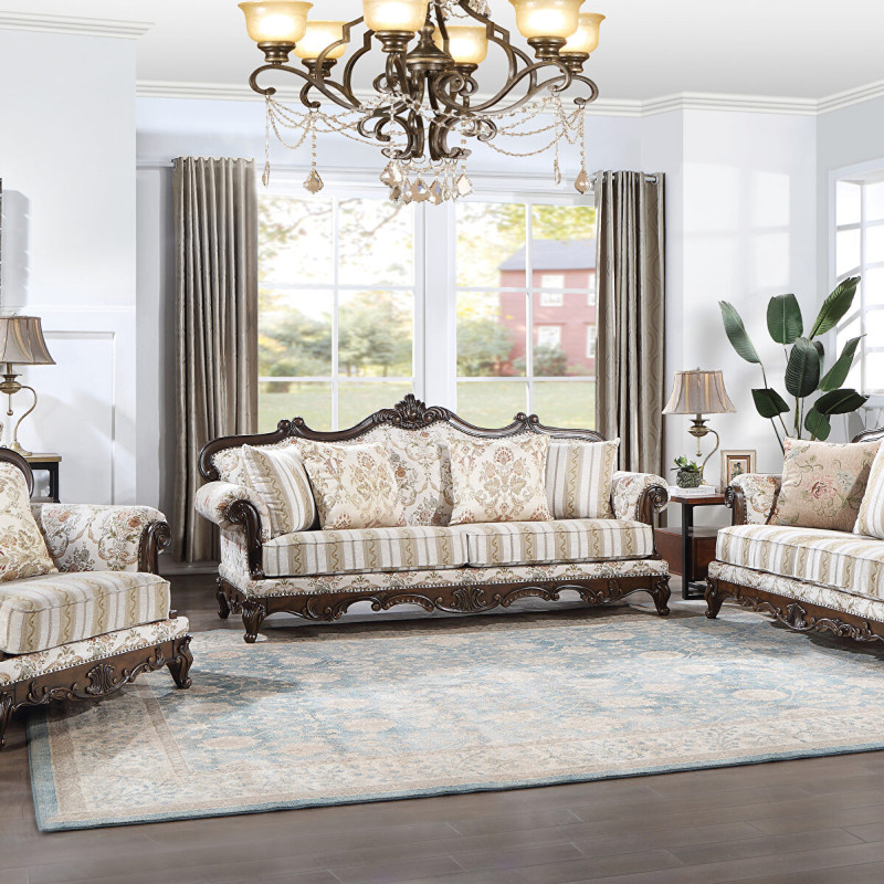 LV01273-2PC 2PC SETS Nayla Sofa + Loveseat