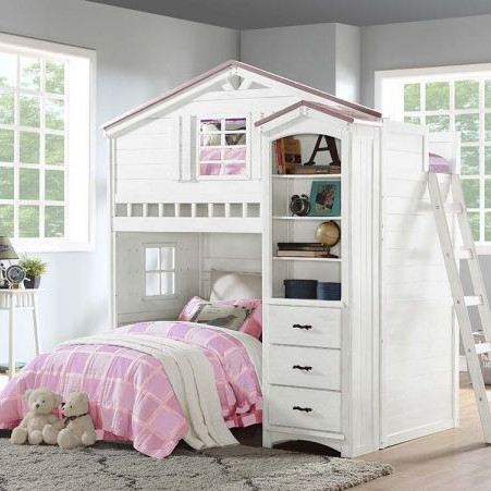 BD01415 Tree House Twin Loft Bed