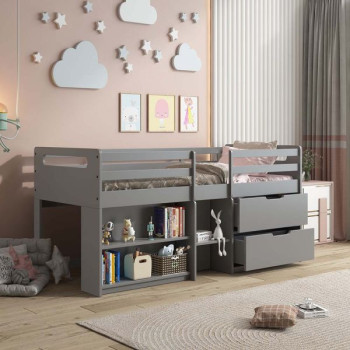 BD01375 Fabiana Twin Loft Bed