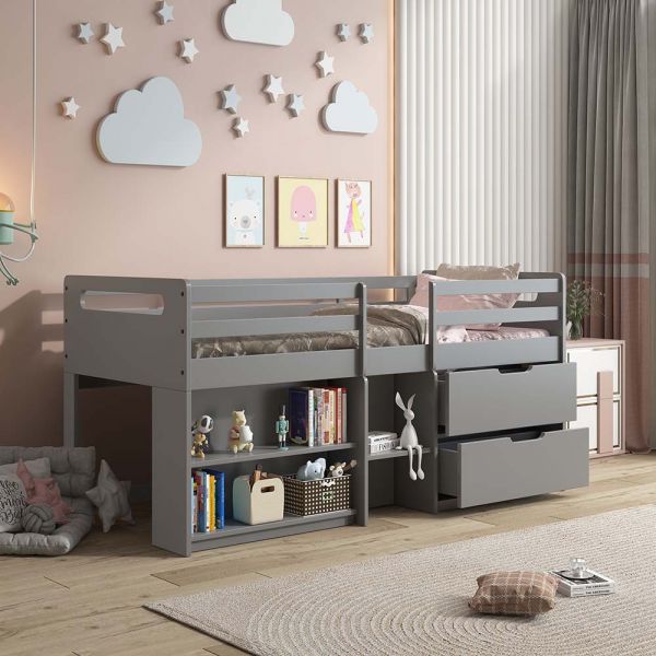 BD01375 Fabiana Twin Loft Bed