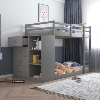 BD01372 Gaston Twin/Twin Bunk Bed