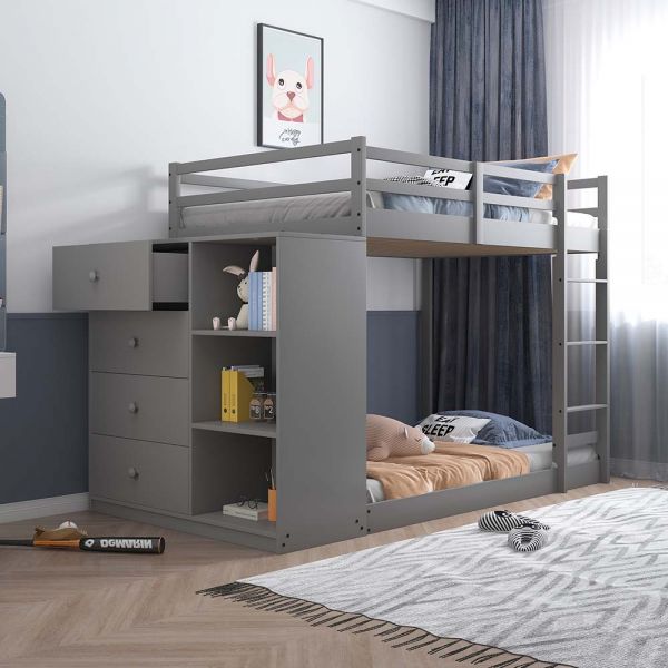 BD01372 Gaston Twin/Twin Bunk Bed
