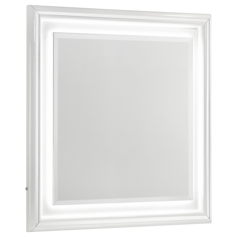 215794 Cassia Dresser Mirror White High Gloss