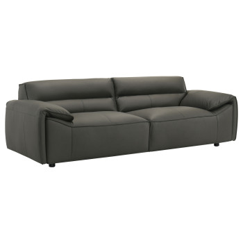 509504 Buxton Top Grain Leather Upholstered Sofa Graphite