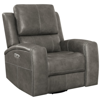 603433PPP Brickston Triple Power Swivel Glider Recliner Charcoal
