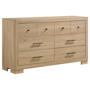223113 Arielle 6-drawer Bedroom Dresser Cabinet Light Oak