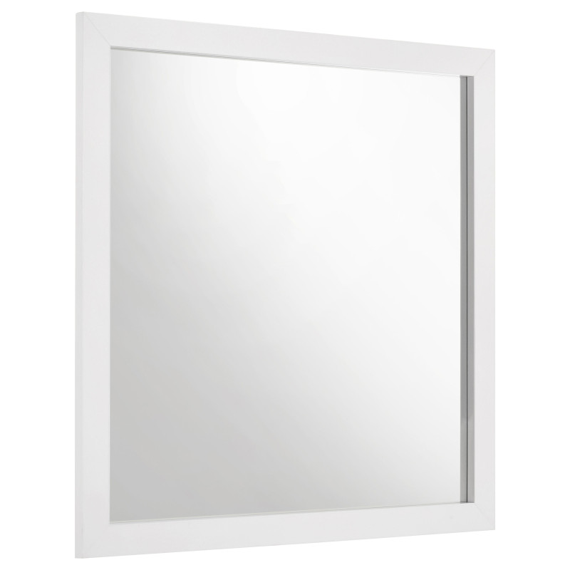 223094 Ines Dresser Mirror Holographic White High Gloss