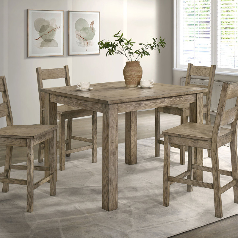 192928-S5 Cardova 5-piece Counter Height Dining Table Set Vineyard Oak