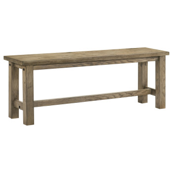 192923 Cardova 51-inch Solid Wood Dining Bench Vineyard Oak