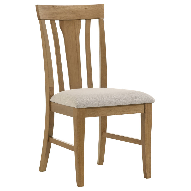 109462 Hartville Dining Side Chair Natural Light Brown