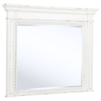 215874 McKinney Dresser Mirror Vintage White