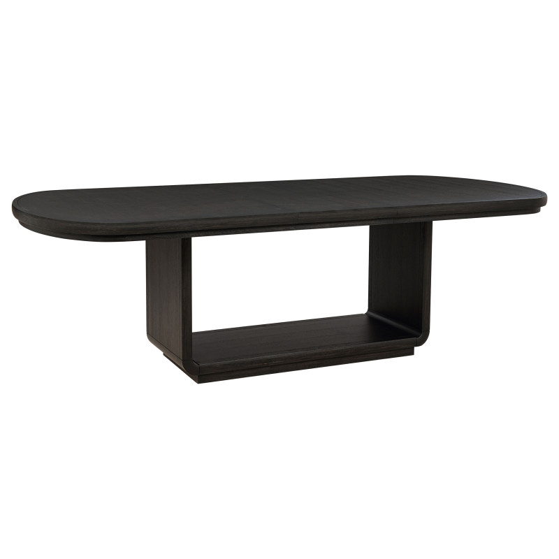115391 Leandro 78-inch Extension Dining Room Table Burnished Black