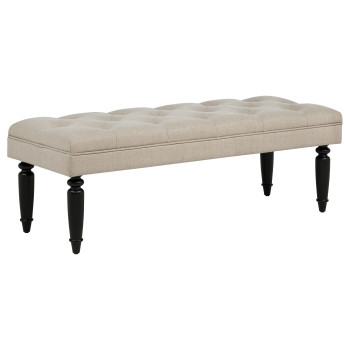915160 Marsha 52-inch Upholstered Entryway Accent Bench Latte