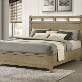 207531KE Hazlewood 59-inch Eastern King Panel Bed Vineyard Oak