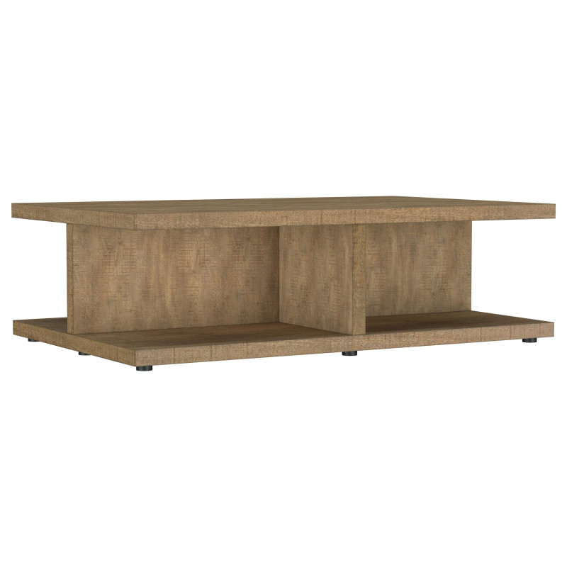 706178 Cortona Square Engineered Wood Cocktail Coffee Table Mango