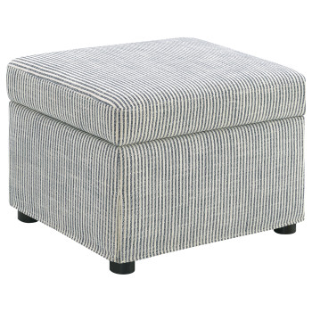 904138 Winter Upholstered Hydraulic Lift Top Storage Ottoman Grey