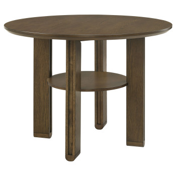 193668 Ottowa 47-inch Round Counter Height Dining Table Brown