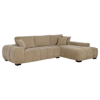 509961 Octavia Upholstered Sectional Chaise Sofa Camel