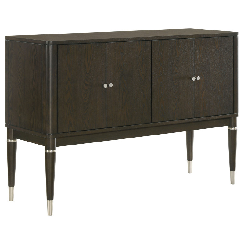 193675 Reseda 4-door Dining Sideboard Server with Shelves Ash Brown