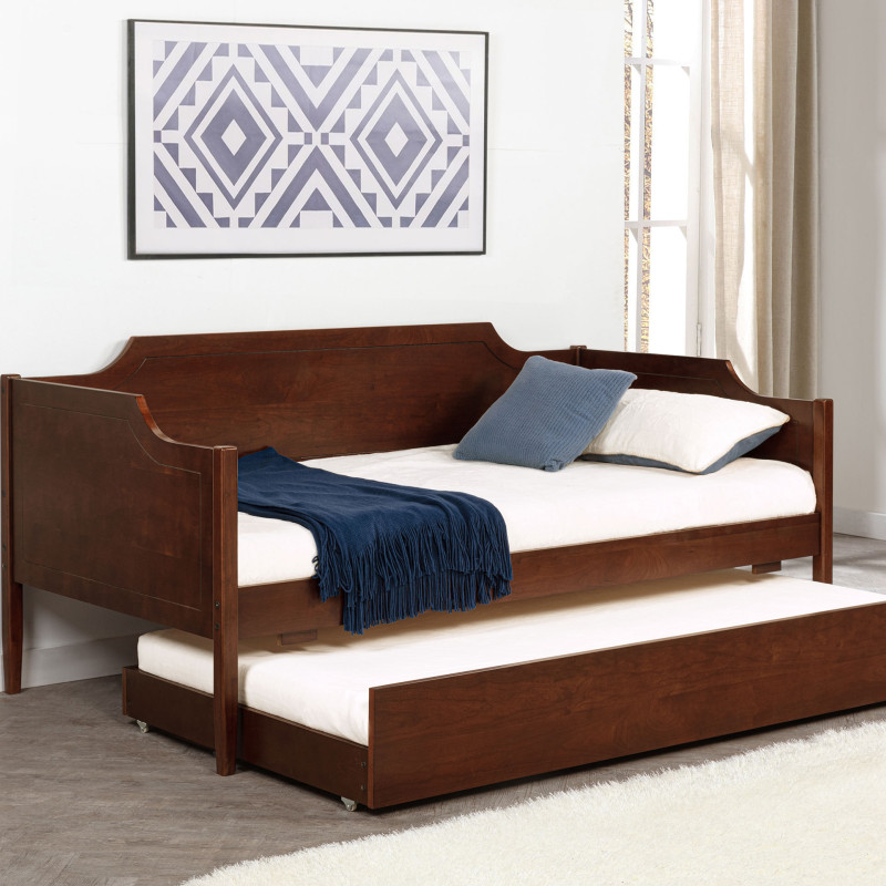 300687 Redding Wood Twin Daybed With Trundle Cherry