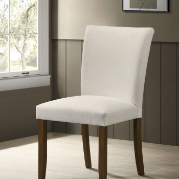 106412 Cantley Upholstered Dining Side Chair Beige