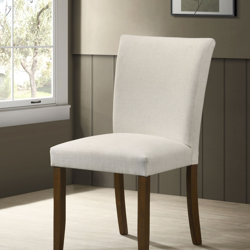 106412 Cantley Upholstered Dining Side Chair Beige