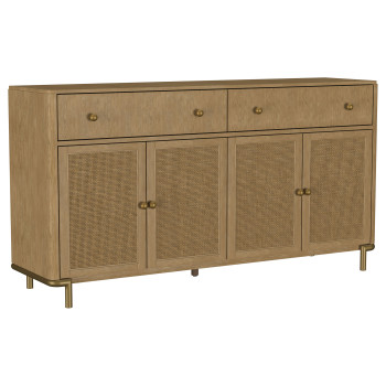 108935SWD Arini 2-drawer Cane Door Dining Sideboard Server Sand Wash