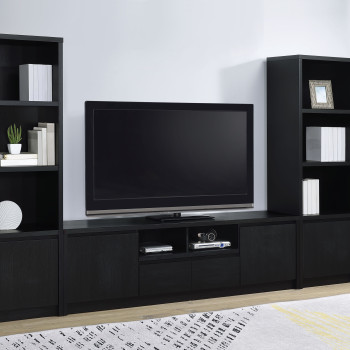706223-SET Winfield 3-piece Entertainment Center 78-inch TV Stand Black