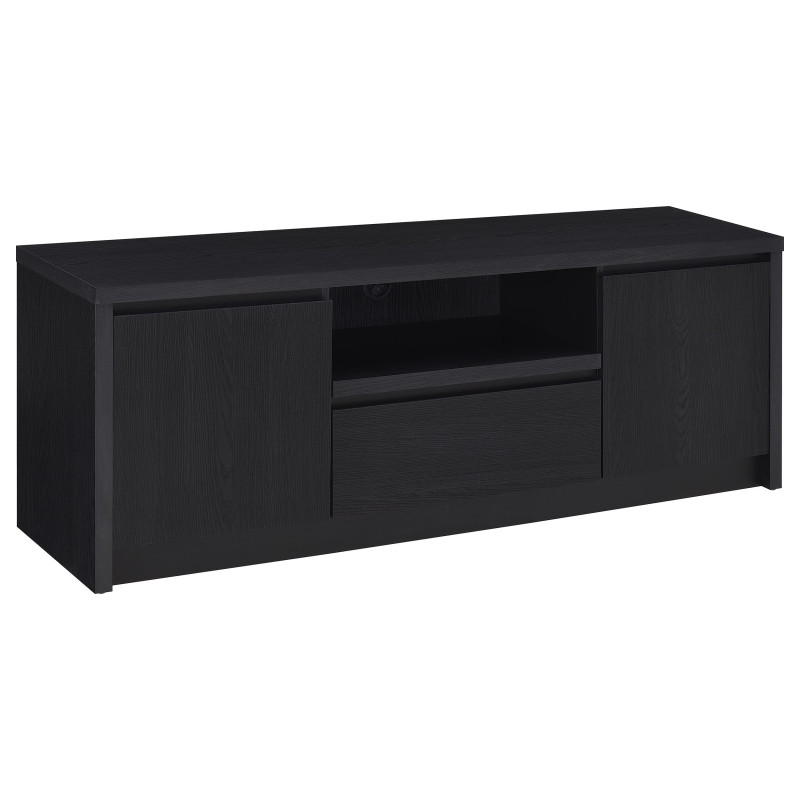 706222 Winfield 60-inch 2-door TV Stand Media Console Black