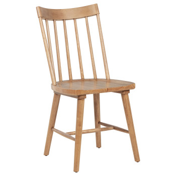 108546NAT Middleton Solid Wood Dining Side Chair Brown