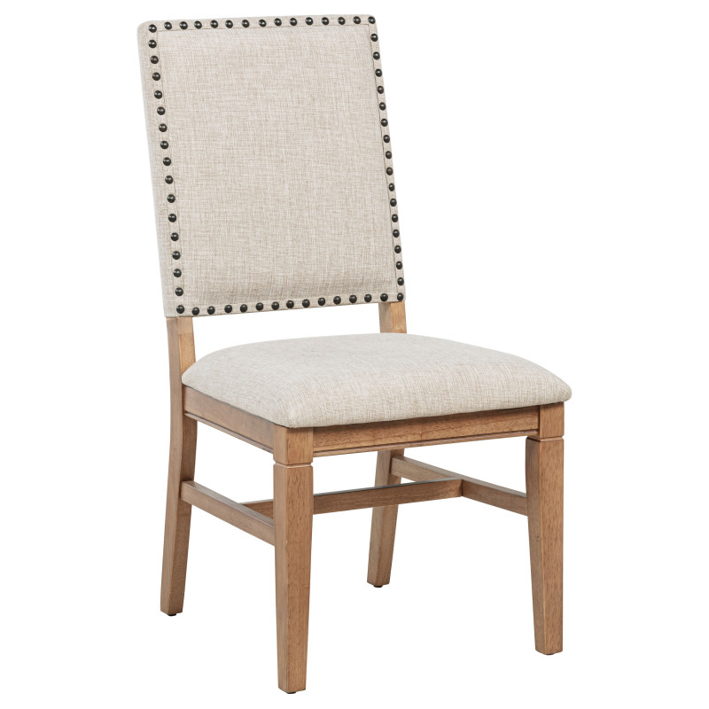 108542 Middleton Upholstered Dining Side Chair Beige