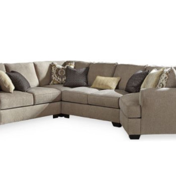 39122S7 Pantomine 4-Piece Sectional with Cuddler