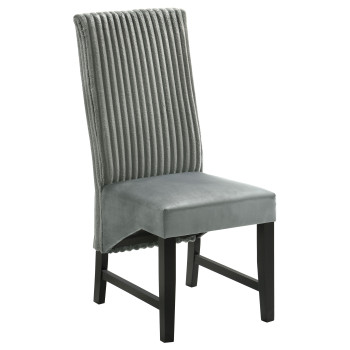 106389 Barrand Upholstered Dining Side Chair Grey