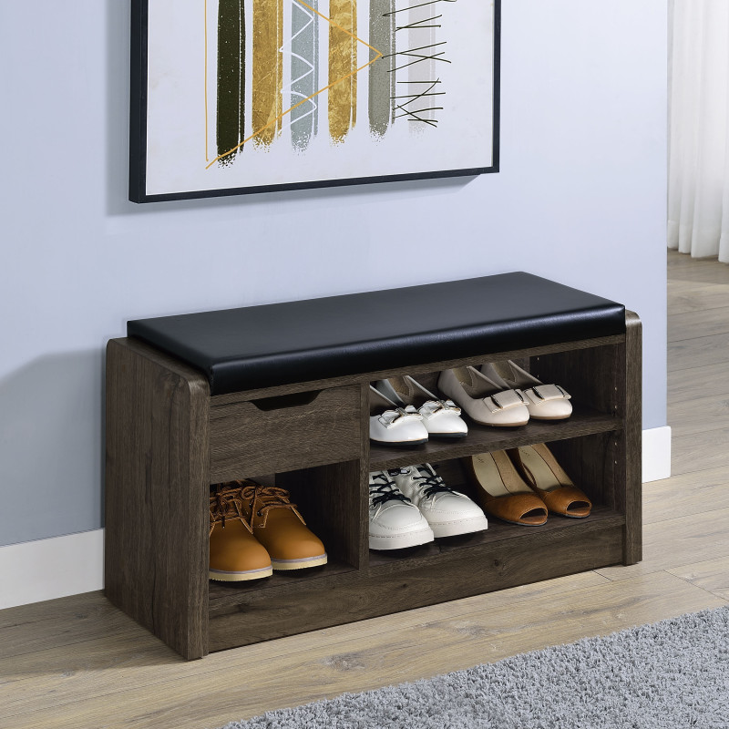 910321 Arrington Storage Bench Smoked Oak