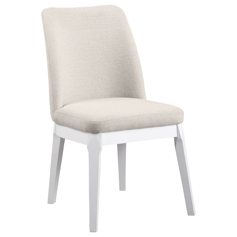 108302 Carissa Upholstered Dining Side Chair Beige