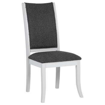 109332 Judd Upholstered Dining Side Chair Pearl White