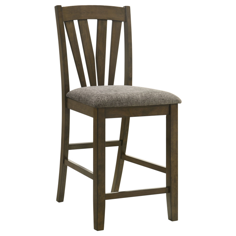 109179 Canfield Counter Height Dining Side Chair Brown