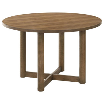 108570 Biltmore 46-inch Round Wood Dining Table Walnut