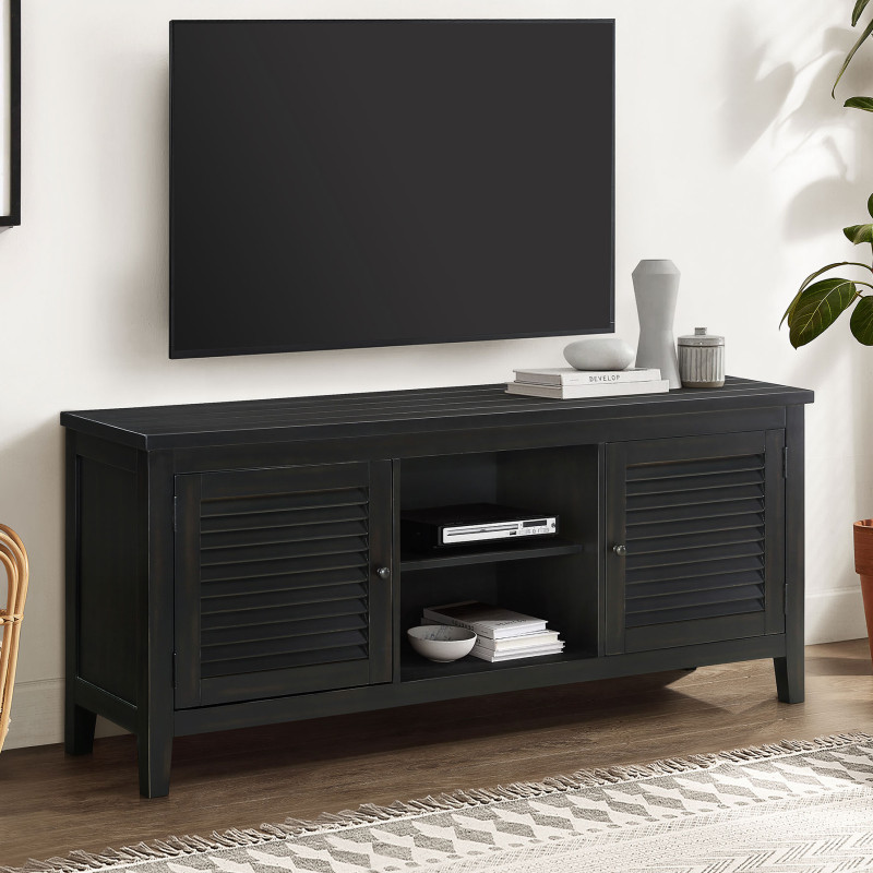 701782 Concord 2-door 60-inch TV Stand Console Distressed Java