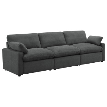 609531P Collins Modular Power Sofa Dark Grey