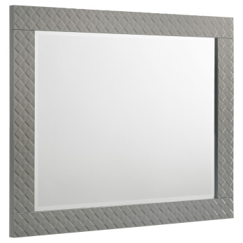 224974 Ives Dresser Mirror Grey High Gloss
