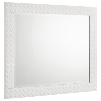 224944 Ives Dresser Mirror White High Gloss