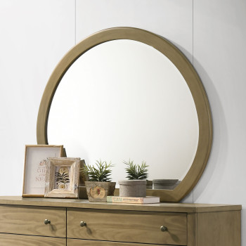 224924 Granada Dresser Mirror Natural Pine