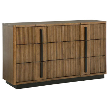 224903 Terrace 6-drawer Dresser Cabinet Ash Brown