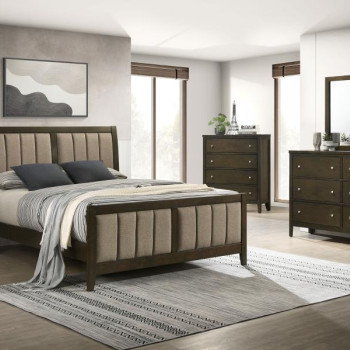 224421F-S4 Wilkes 4-piece Full Bedroom Set Dark Cocoa