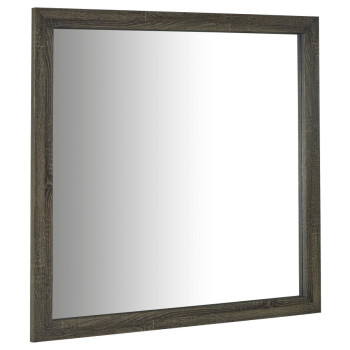 223344 Wright Dresser Mirror Brown Oak
